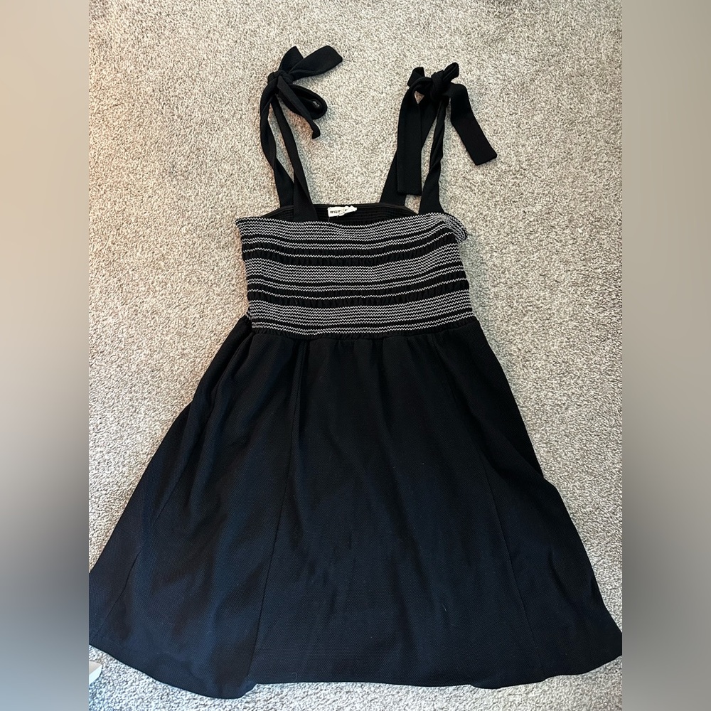 Haute Curve black dress with tie straps